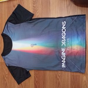 Imagine‎ Dragons Evolve Tour Concert Band T-Shirt Size Small Polyester Adult